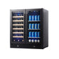 30" Combination Beer and Wine Cooler with Low-E Glass Door-KBU165BW