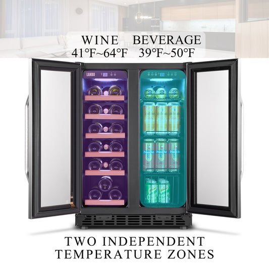 Lanbo 24 Inch Wine And Beverage Cooler - Lb36Bd