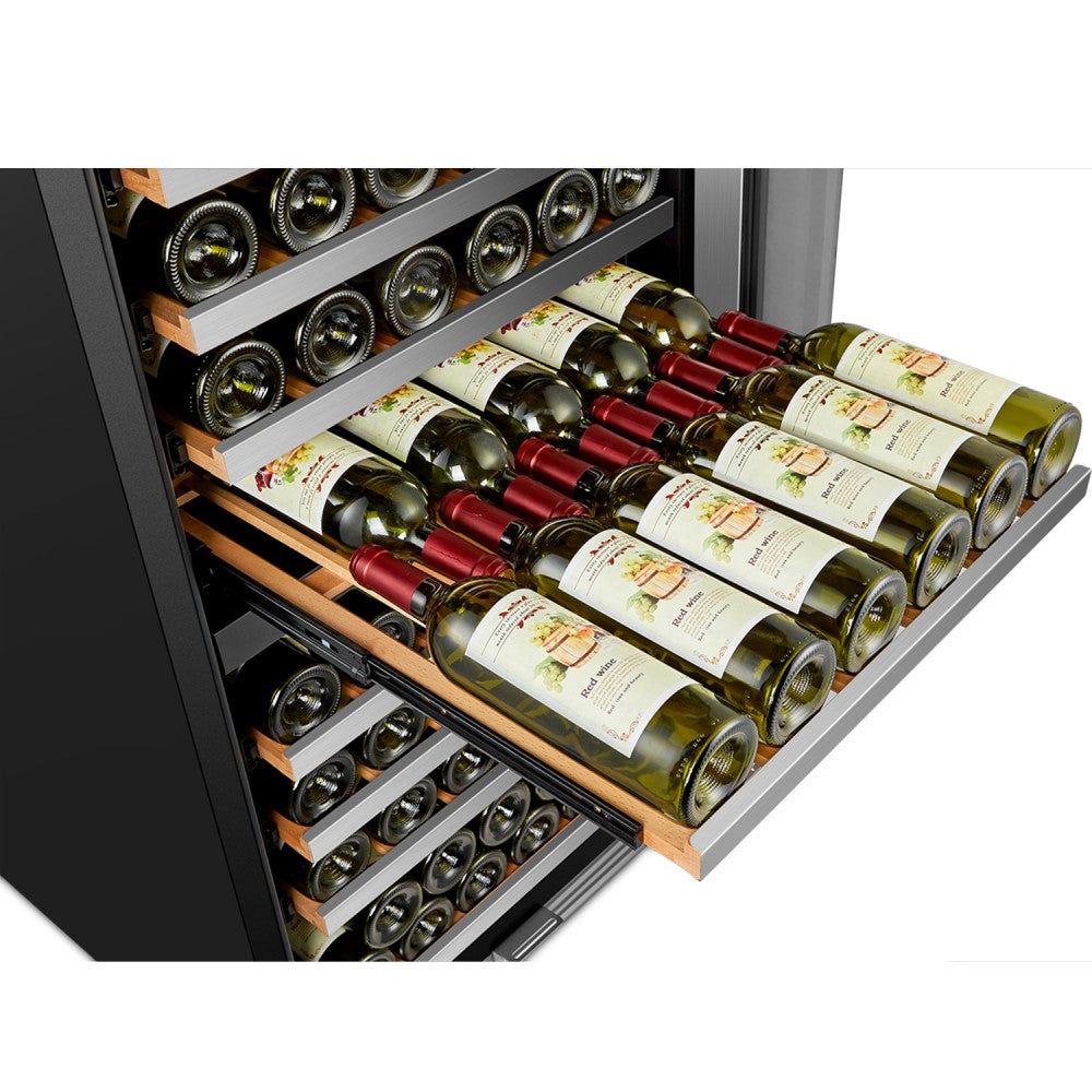 Lanbopro 143 Bottle Triple Zone Wine Cooler - Lp168T