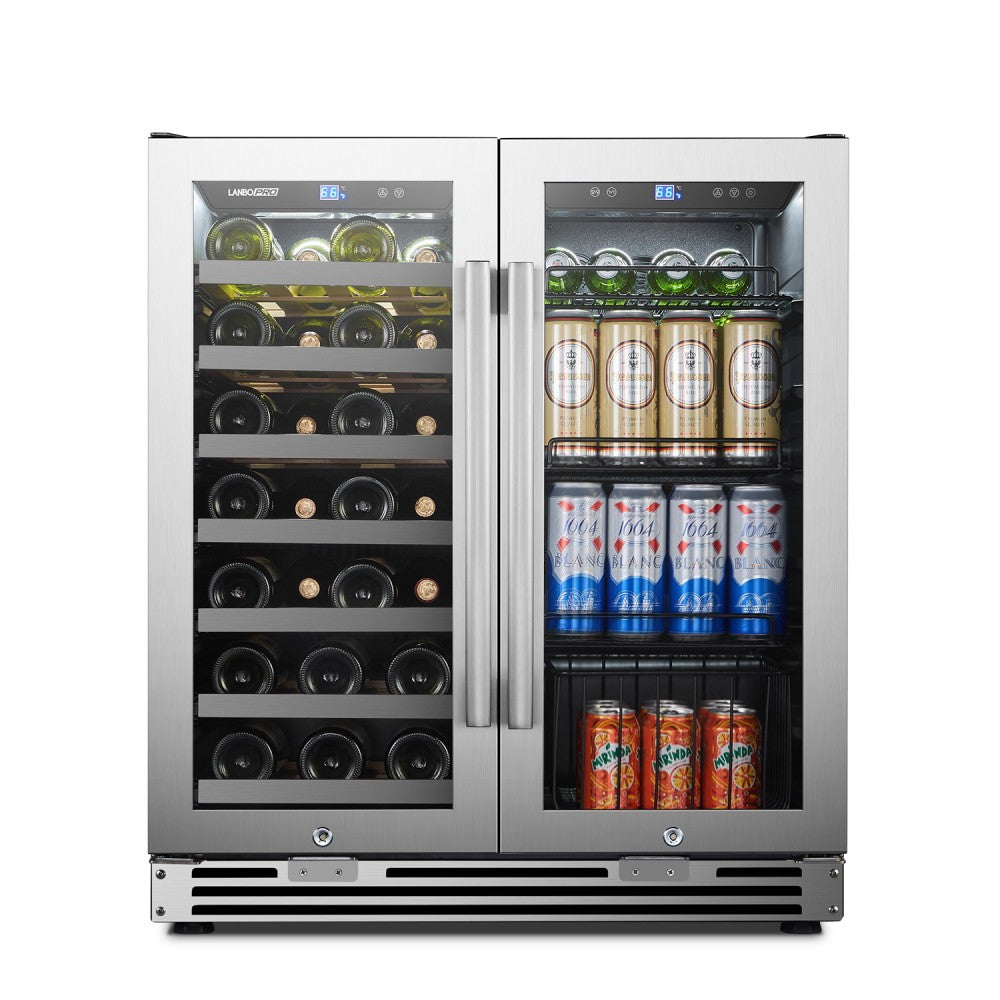 Lanbopro 30 Inch Wine And Beverage Cooler - Lp66B