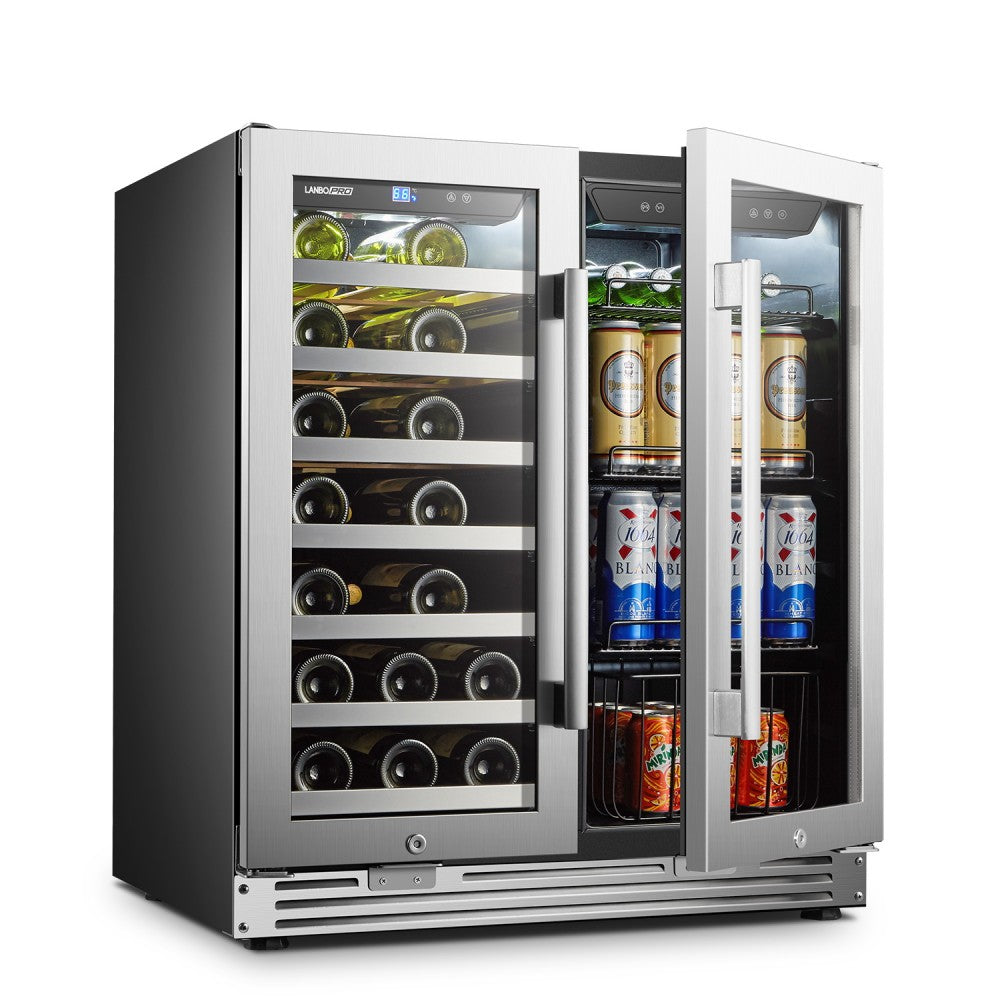 Lanbopro 30 Inch Wine And Beverage Cooler - Lp66B