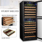 Lanbo 133 Bottle Dual Door Wine Cooler - Lw133Dd