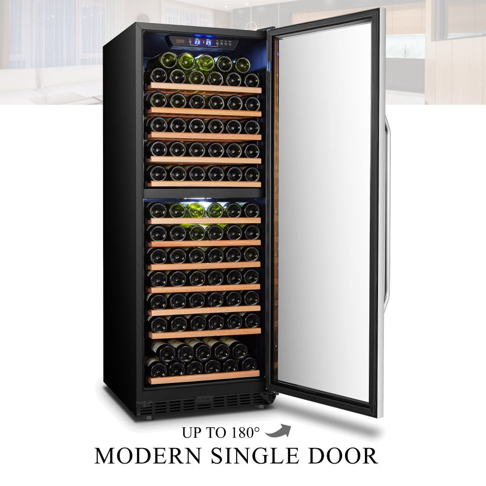 Lanbo 138 Bottle Dual Zone Wine Cooler - Lw142D