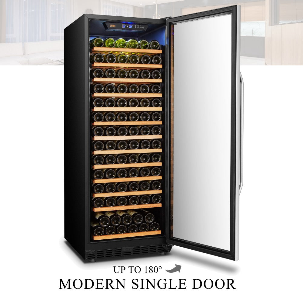 Lanbo 149 Bottle Single Zone Wine Cooler - Lw155S