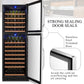 Lanbo 162 Bottle Dual Door Wine Cooler - Lw162Dd