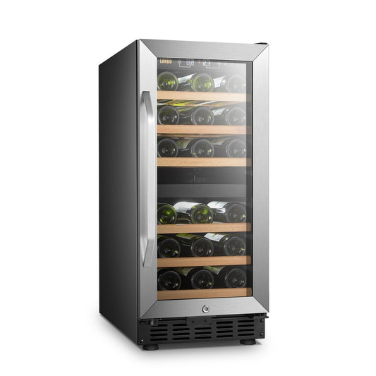 Lanbo 28 Bottle Dual Zone Wine Cooler - Lw28D