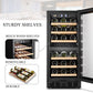 Lanbo 28 Bottle Dual Zone Wine Cooler - Lw28D