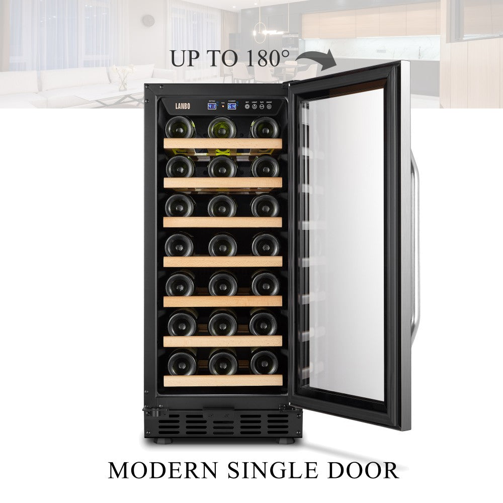 Lanbo 33 Bottle Single Zone Wine Cooler - Lw33S