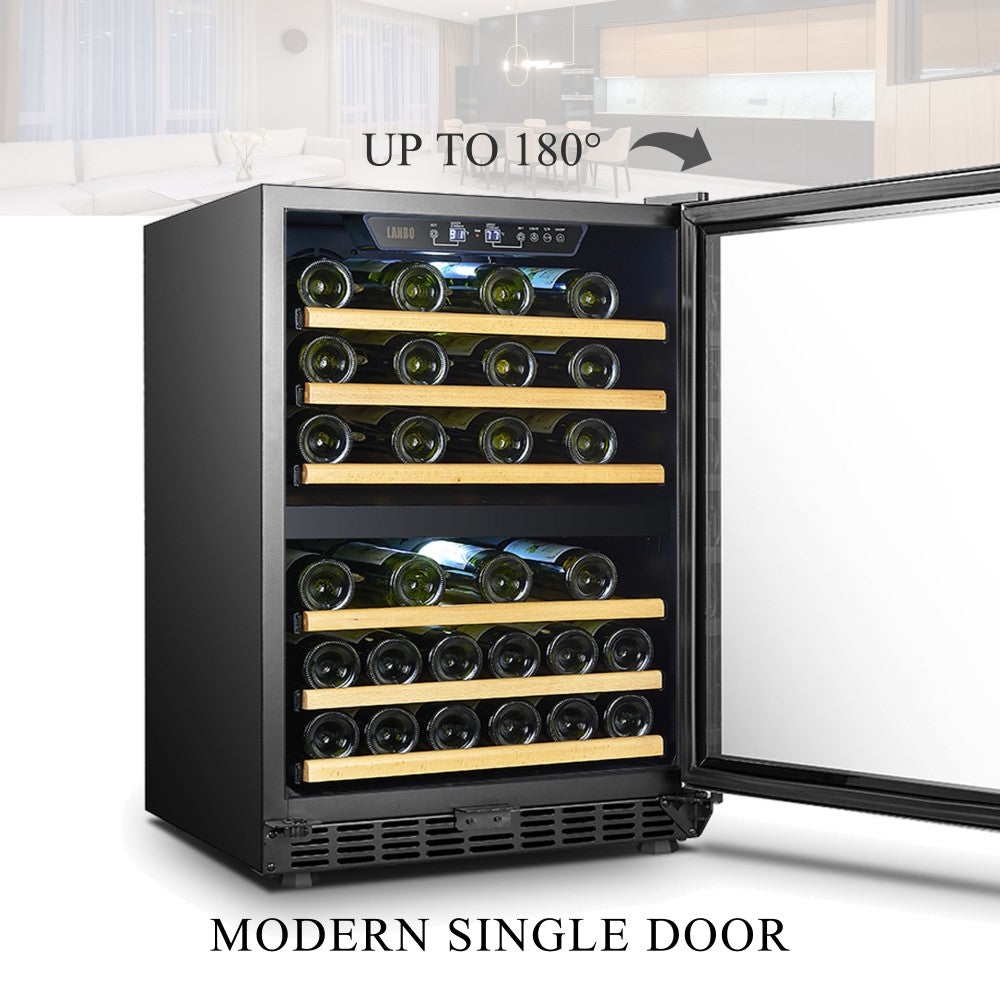 Lanbo 46 Bottle Dual Zone Wine Cooler - Lw46D