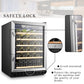 Lanbo 52 Bottle Single Zone Wine Cooler - Lw52S