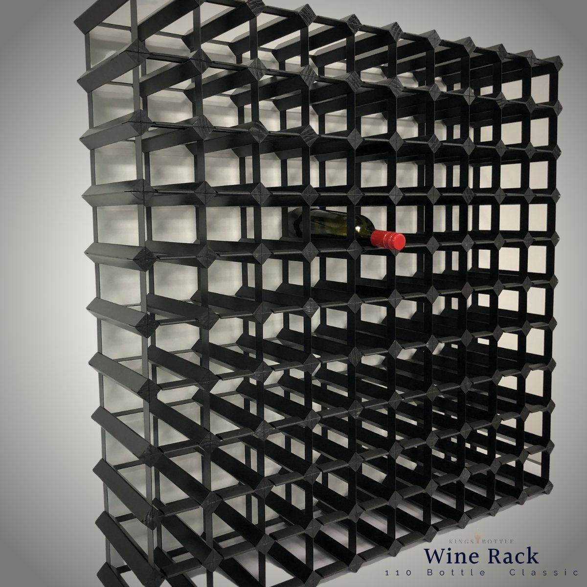 110 Bottle Timber Wine Rack | 10x10 Configuration