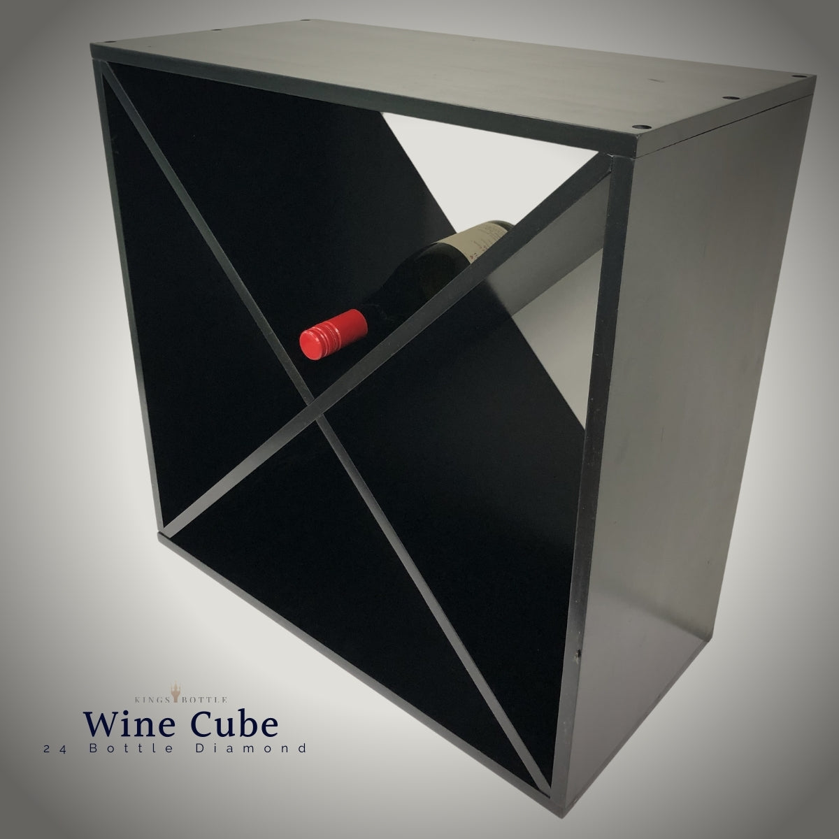 24 Bottle Compact Cross Wine Cube