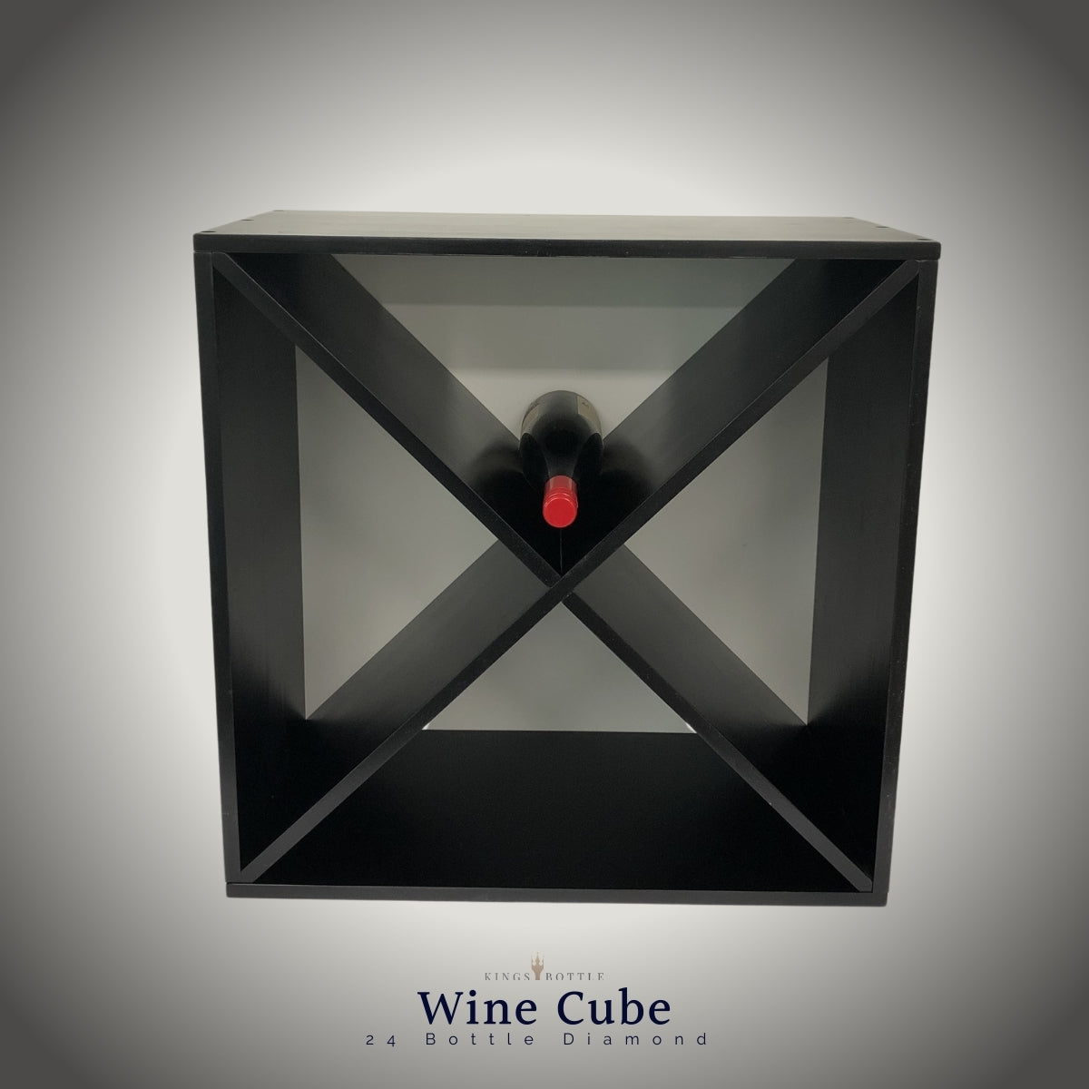 24 Bottle Compact Cross Wine Cube