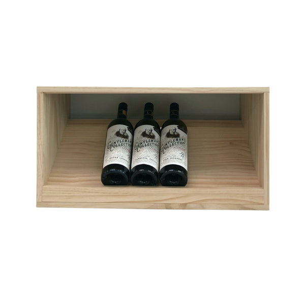 7 Bottle Display Wine Cube