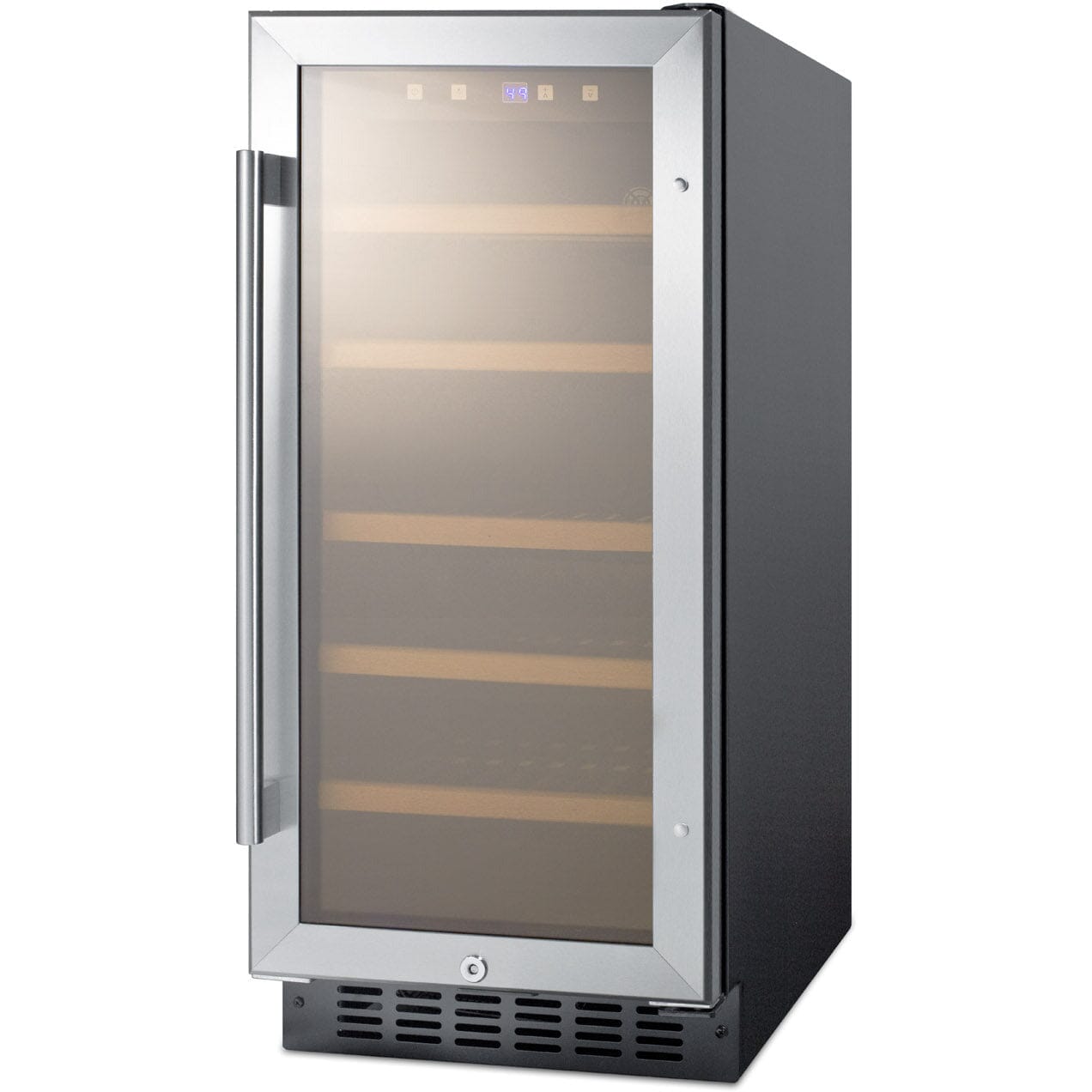 15" Wide Built-In Wine Cellar, ADA Compliant-ALWC15 Built-In Wine/Beverage Center SUMMIT 