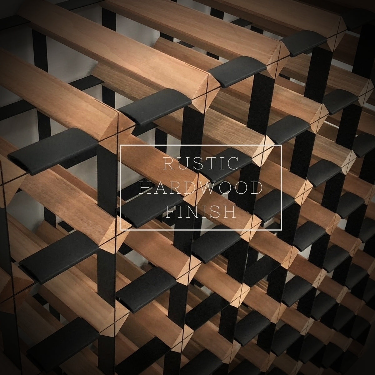 42 Bottle Timber Wine Rack | 6x6 Configuration