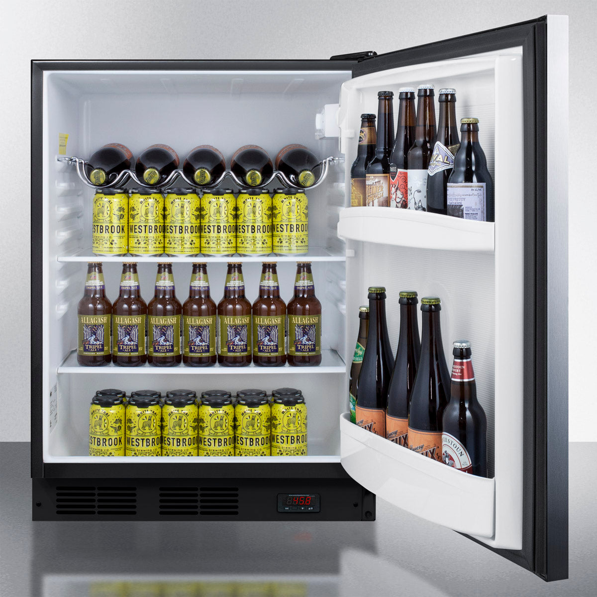 24" Wide Built-In Pub Cellar ADA Compliant - FF63BKBIDTPUBSSHHADA