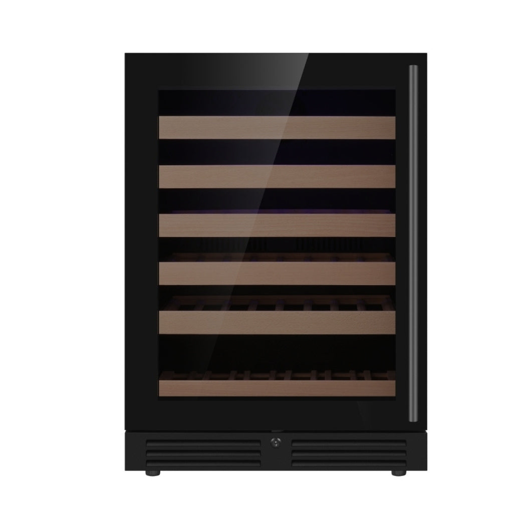 24 Inch Under Counter LOW-E Glass Door Single Zone Wine Cooler - KBU145WX