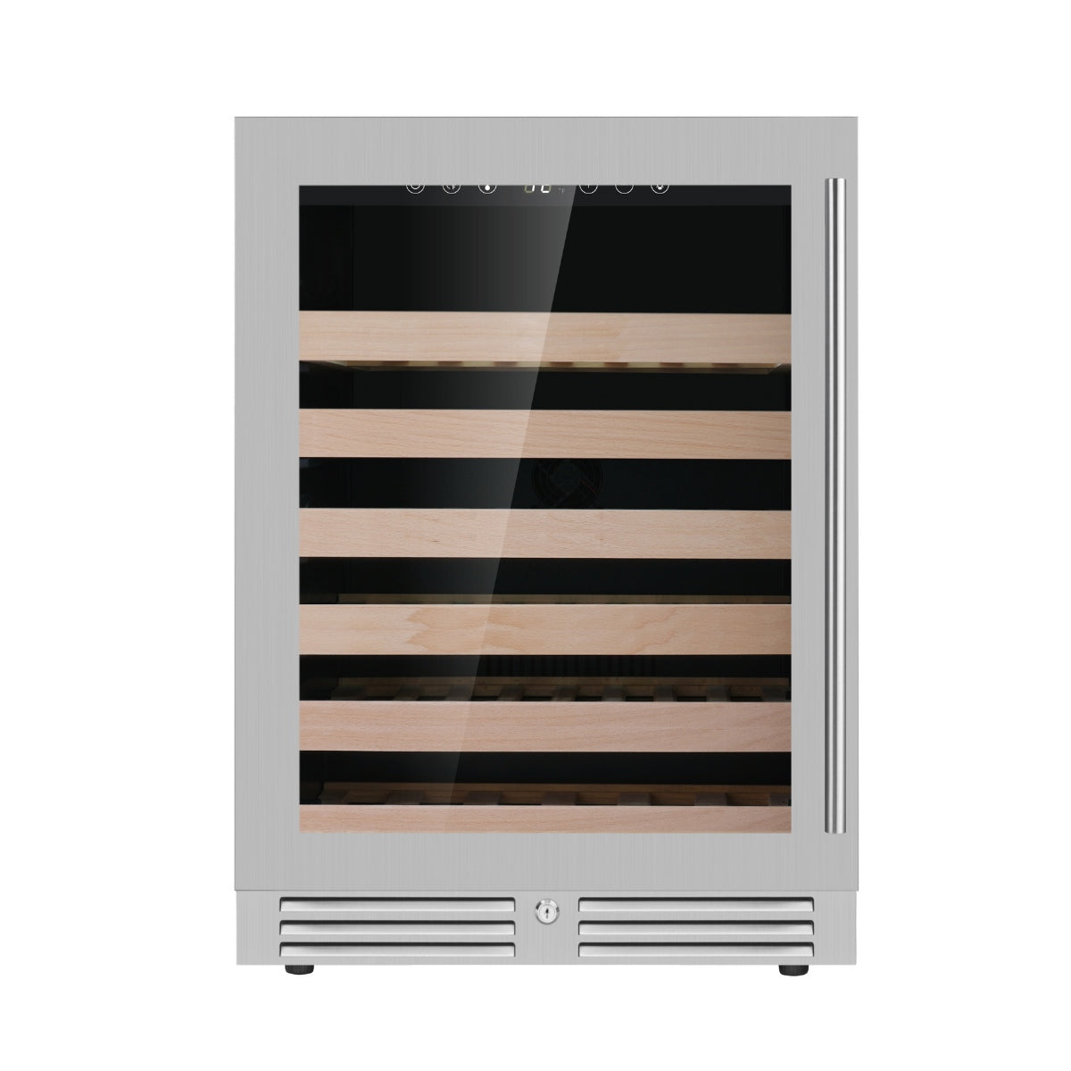 24 Inch Under Counter LOW-E Glass Door Single Zone Wine Cooler - KBU145WX