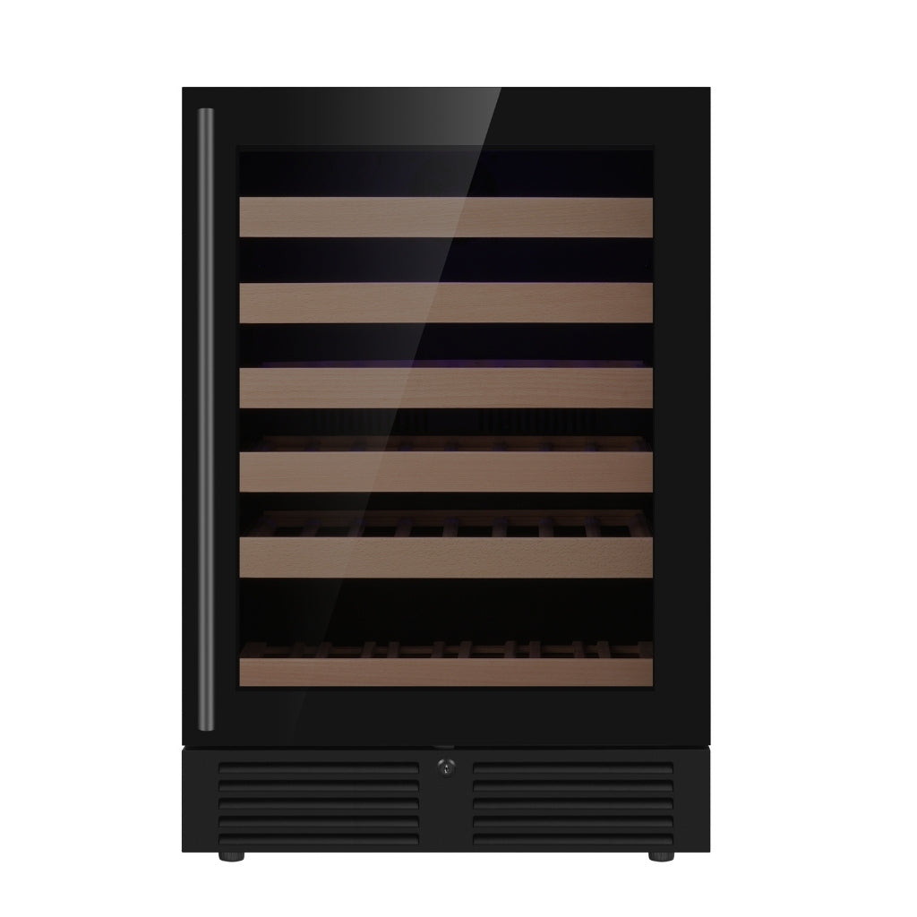 24 Inch Under Counter LOW-E Glass Door Single Zone Wine Cooler - KBU145WX