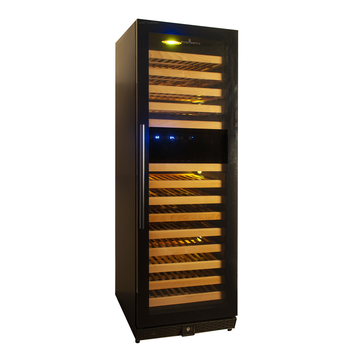 164 Bottle Large Wine Refrigerator With Glass Door-KBU170DX