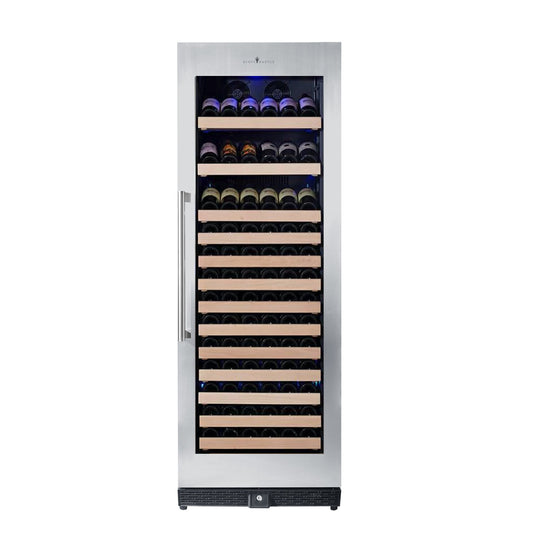 166 Bottle Large Wine Cooler Refrigerator Drinks Cabinet- KBU170WX