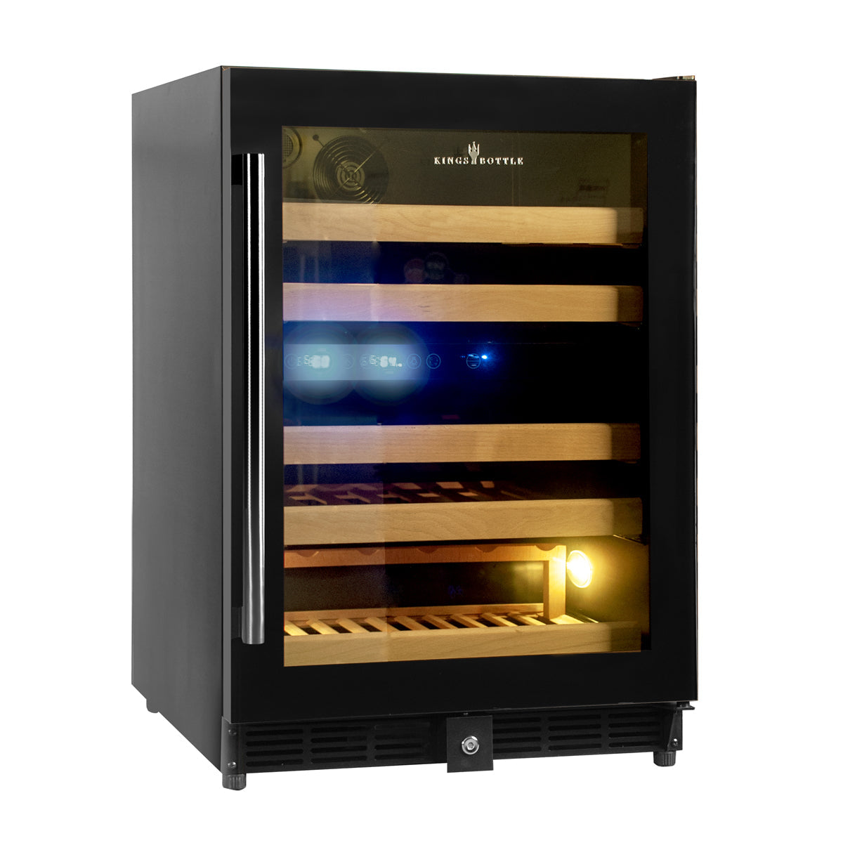 44 Bottles 24" Inch Under Counter Dual Zone Wine Cooler Drinks-KBU50DX