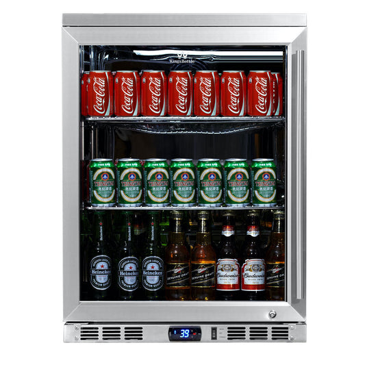 24" Inch Under Counter Beer Cooler Drinks Stainless Steel-KBU55M