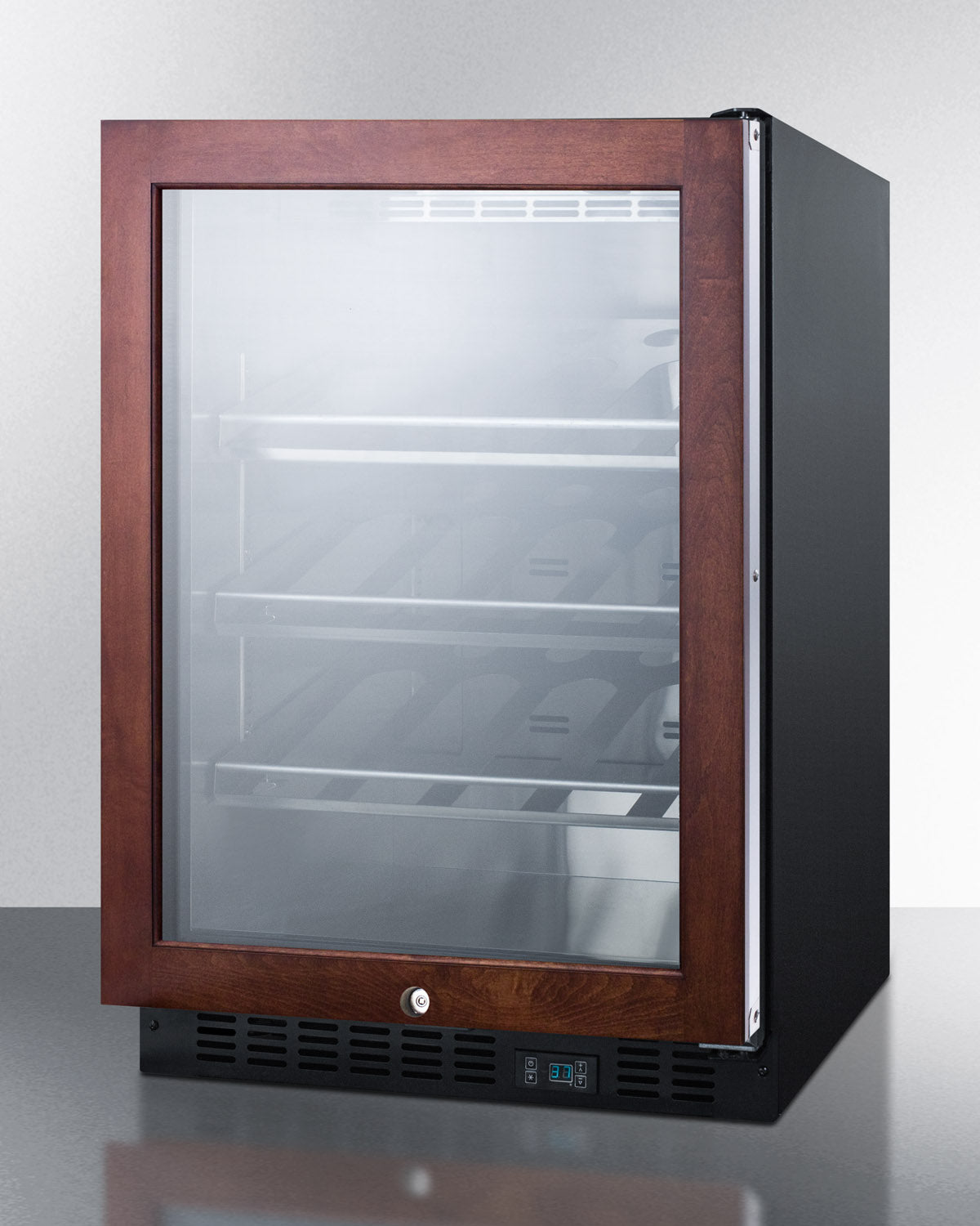 24" Wide Single Zone Built-In Commercial Wine Cellar - SCR610BLCHPNR