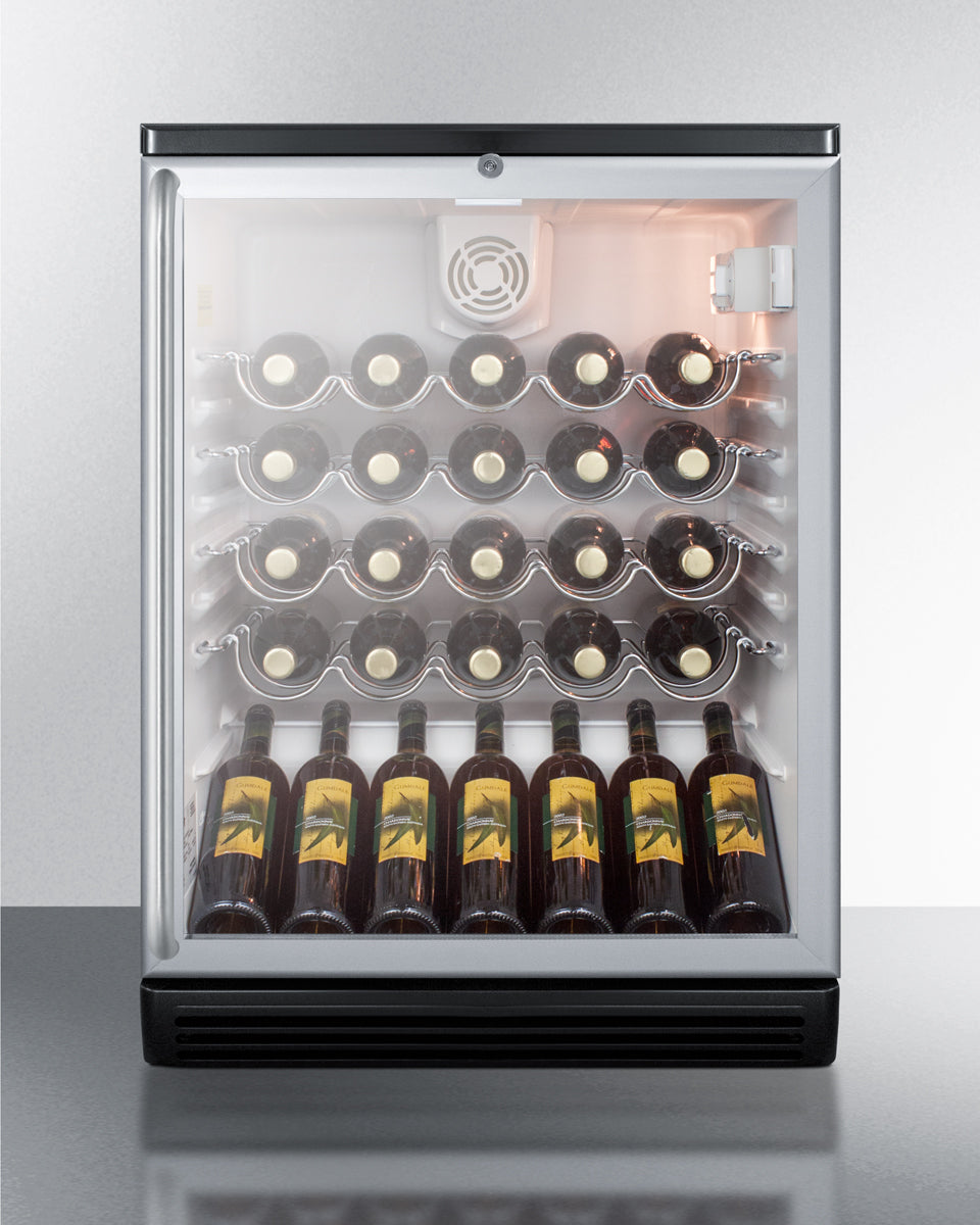 24" Wide Built-In Wine Cellar - SWC6GBLBISH