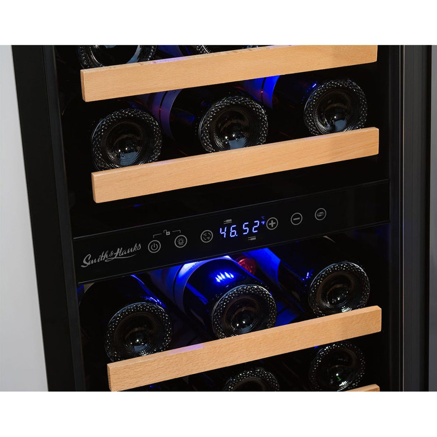 32 Bottle Dual Zone Wine Cooler, Stainless Steel Door Trim- RE100006