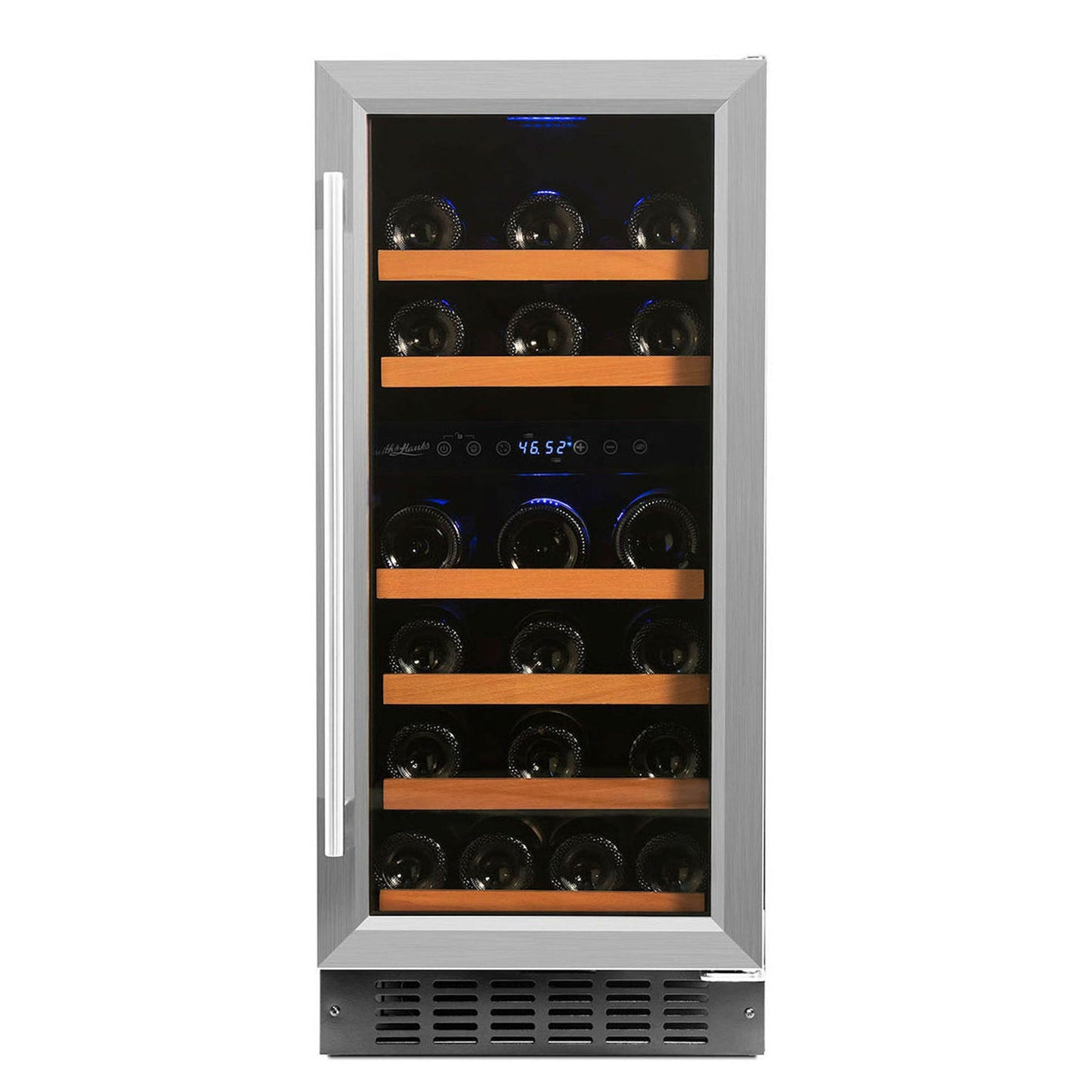 32 Bottle Dual Zone Wine Cooler, Stainless Steel Door Trim- RE100006