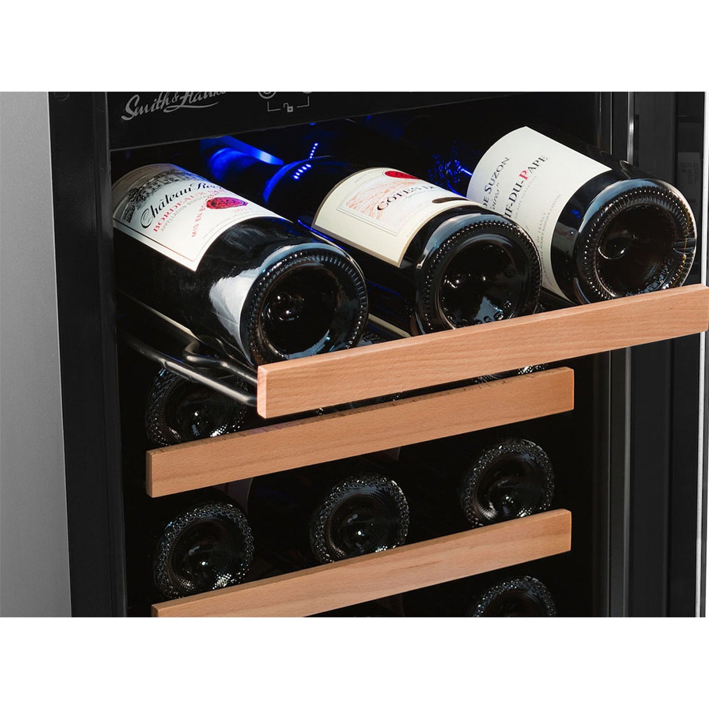 32 Bottle Dual Zone Wine Cooler, Stainless Steel Door Trim- RE100006