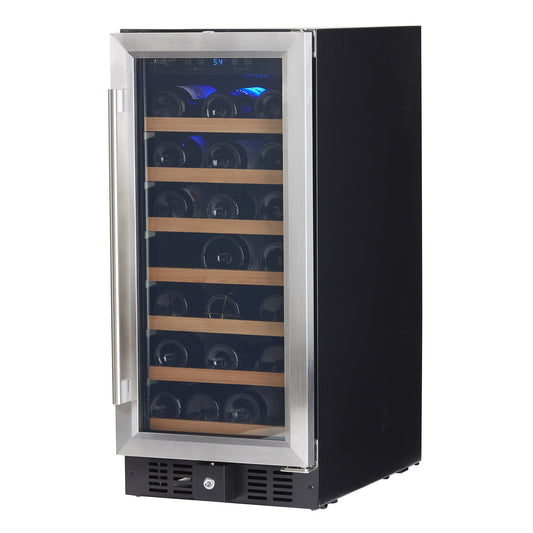 34 Bottle Single Zone Under Counter Wine Cooler- RE100007