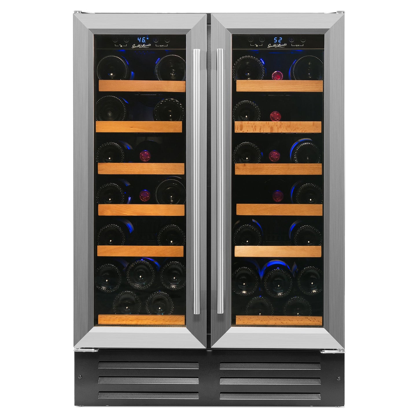 40 Bottle Dual Zone Wine Cooler, Stainless Steel Door Trim- RE100008