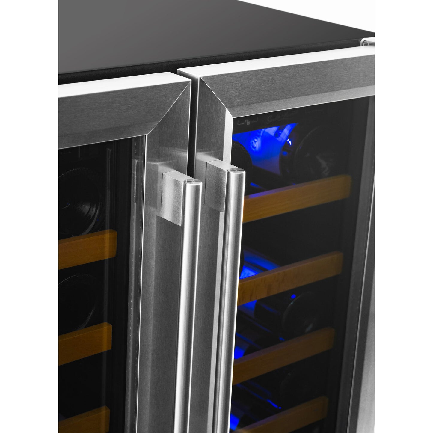 40 Bottle Dual Zone Wine Cooler, Stainless Steel Door Trim- RE100008