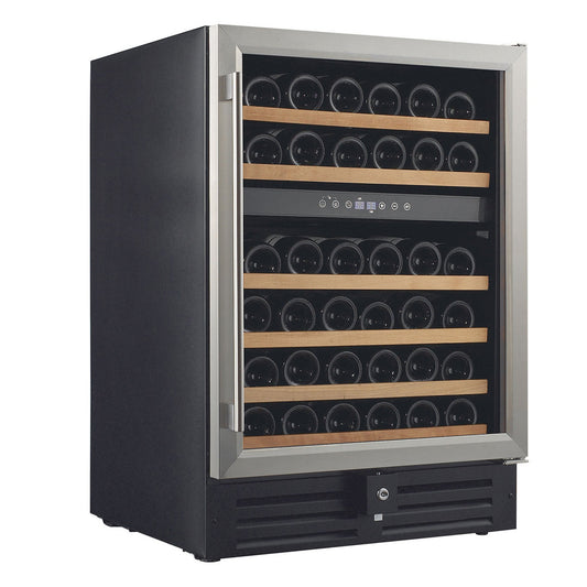 46 Bottle Dual Zone Under Counter Wine Cooler-RE100002