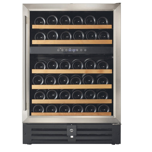 46 Bottle Dual Zone Under Counter Wine Cooler-RE100002