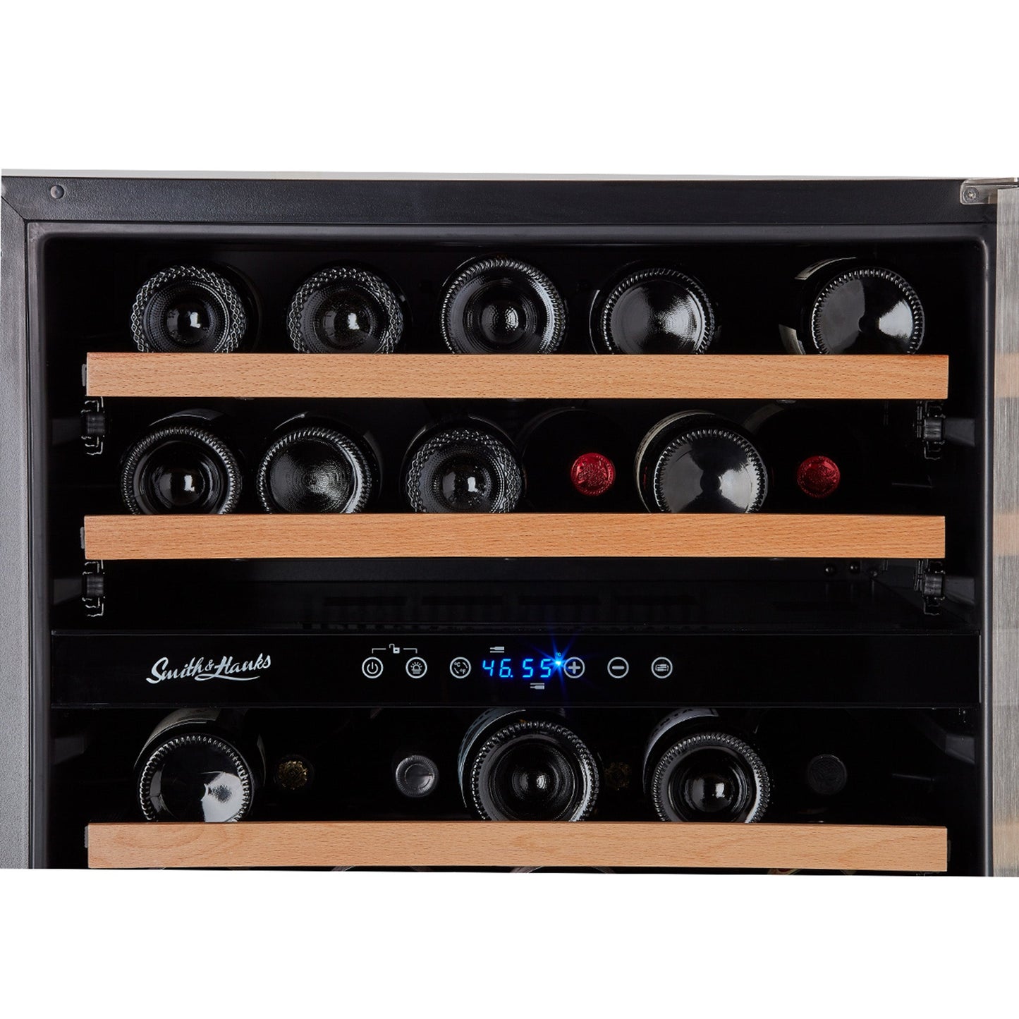 46 Bottle Premium Dual Zone Under Counter Wine Cooler-RE100009