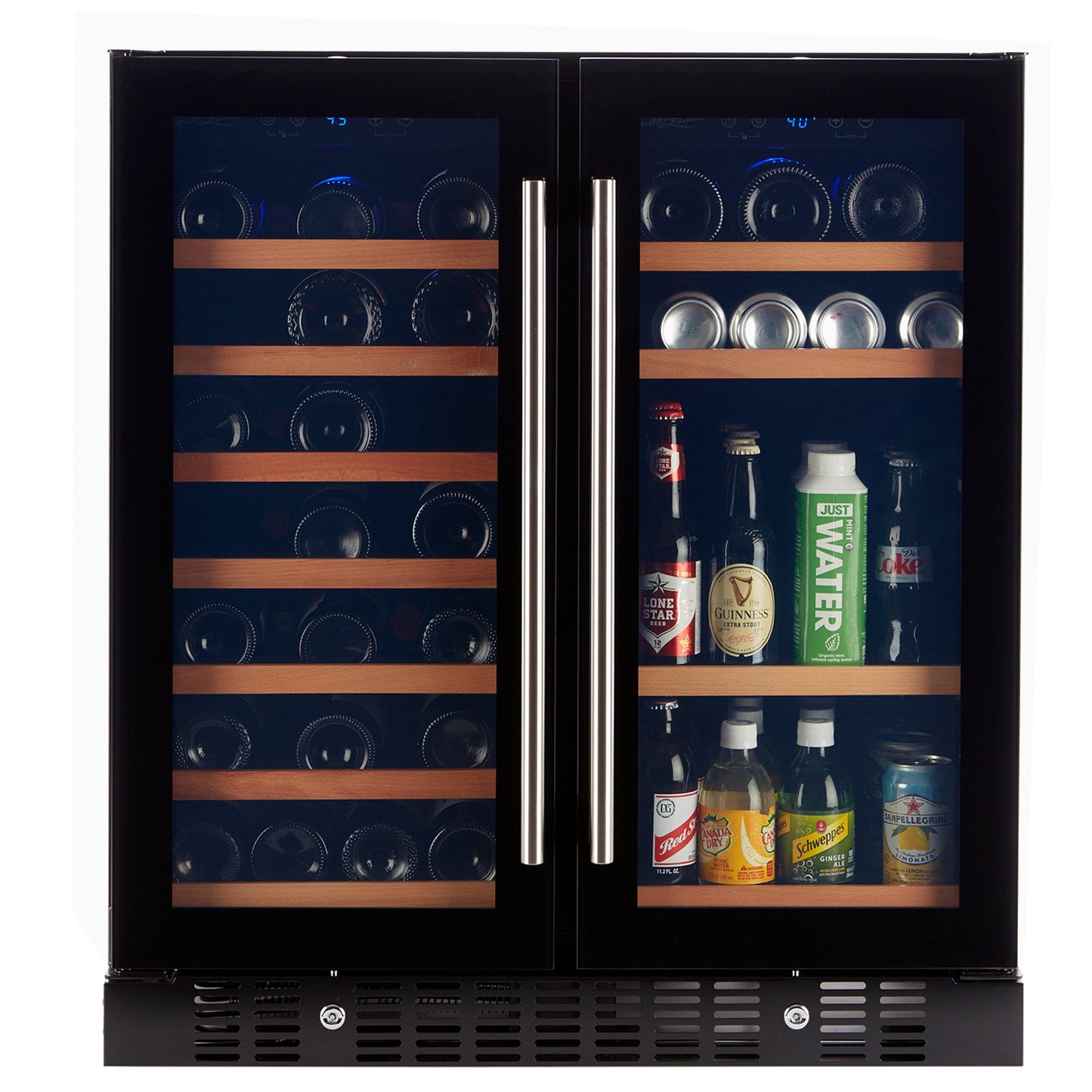 Wine & Beverage Cooler, Smoked Black Glass Door- RE100018