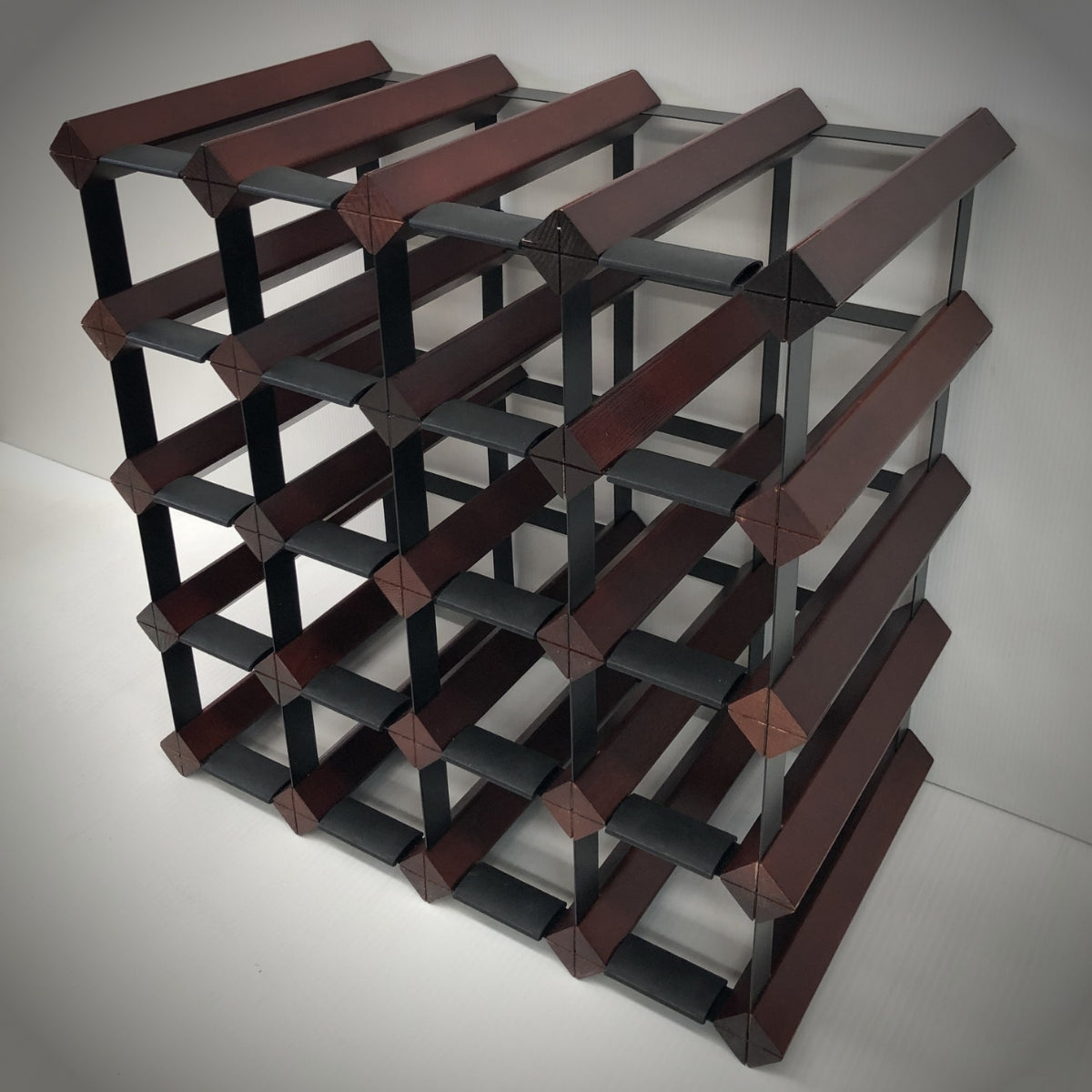 20 Bottle Timber Wine Rack | 4x4 Configuration