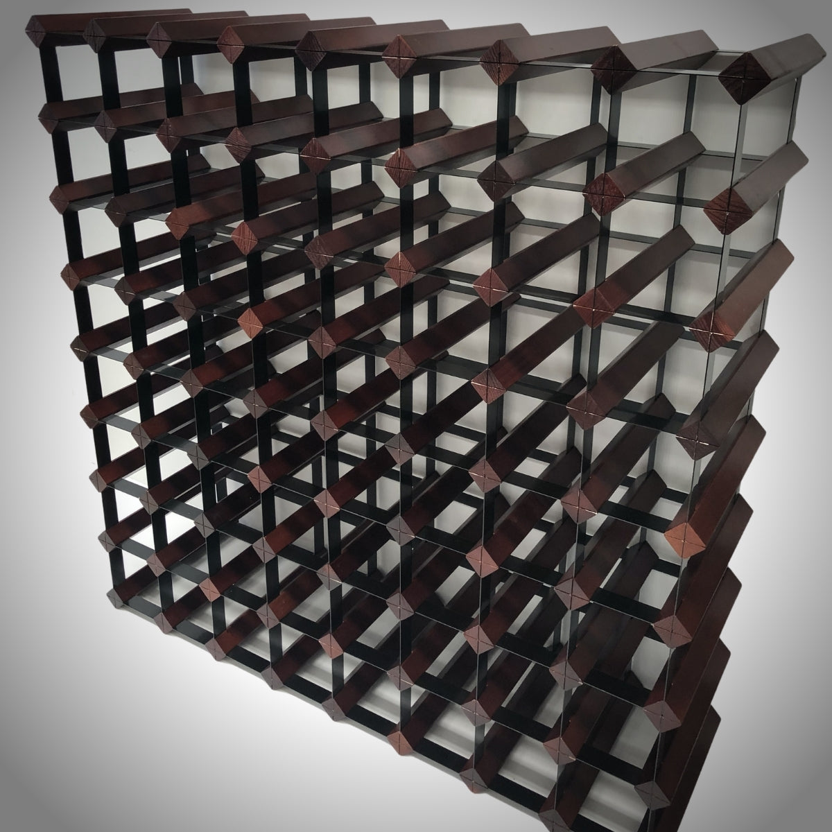 72 Bottle Timber Wine Rack | 8x8 Configuration