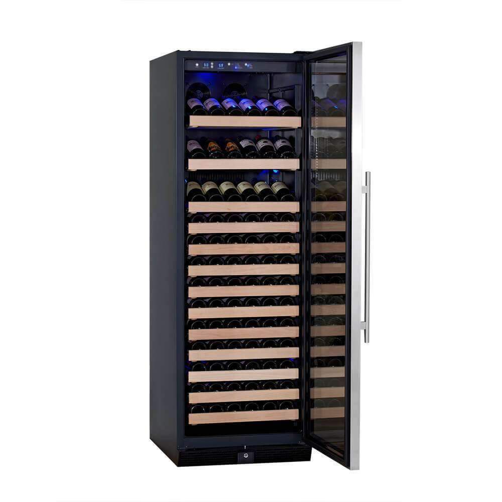 166 Bottle Large Wine Cooler Refrigerator Drinks Cabinet- KBU170WX