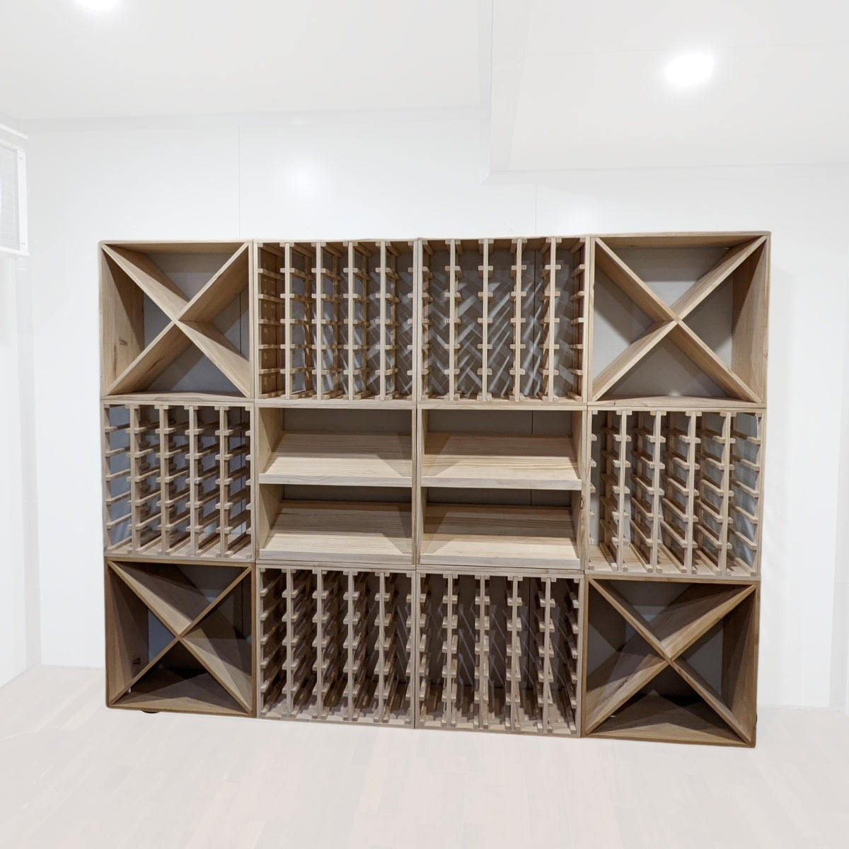 14 Bottle Display Wine Cube